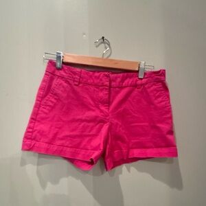 Hot pink girls summer shorts, barely worn, 98% cotton